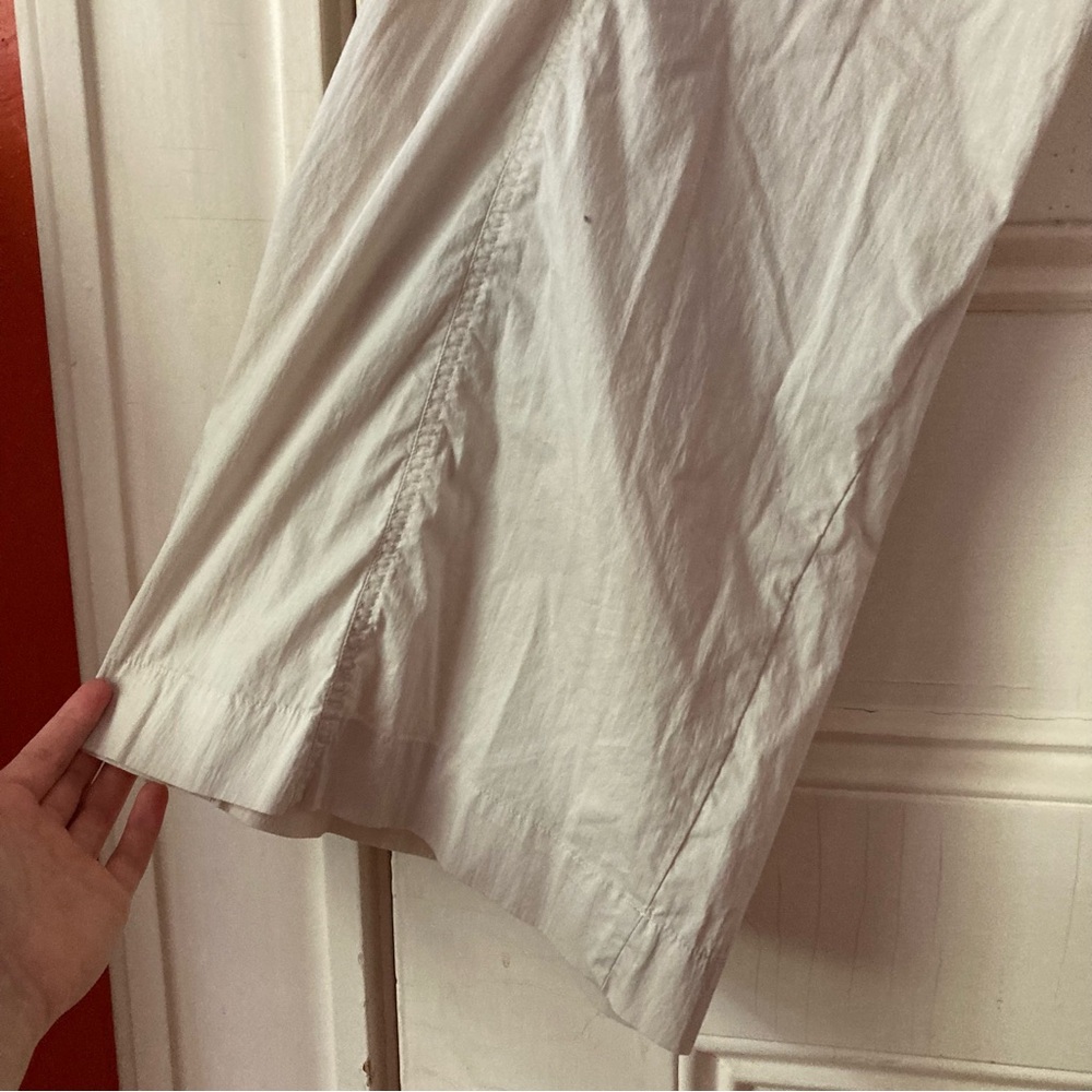 Rundholz ivory white parachute pants button fly pockets avant garde lagenlook M - Picture 8 of 9